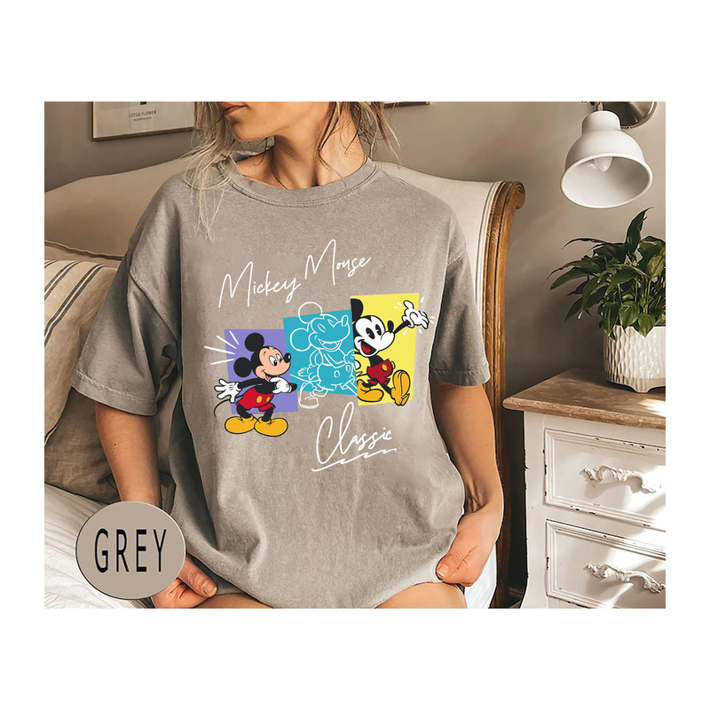 Retro Mickey Mouse Shirt, Vintage Mickey Shirt, Disney Vacation Shirt, Disneyland Mickey Shirt, Magic Kingdom Shirt, Classic Mickey Tee.jpg