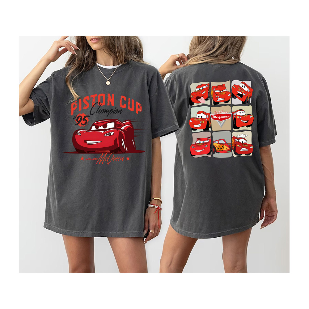 Vintage Lightning Mcqueen Two-sided Shirt, Retro Cars Movie Sweatshirt, Cars Family Vacation Shirt, Piston Cup Shirt, Cars Land Shirt.jpg