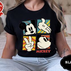 classic mickey shirt, mickey shirt, mickey peace sign shirt, funny mickey shirt, disney, funny magic shirt, family trip