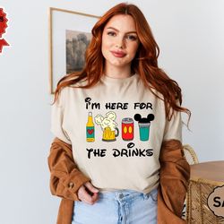 disney shirt, i'm here for the snacks , i'm here for the drinks, disney epcot shirt, epcot around the world tee, disney