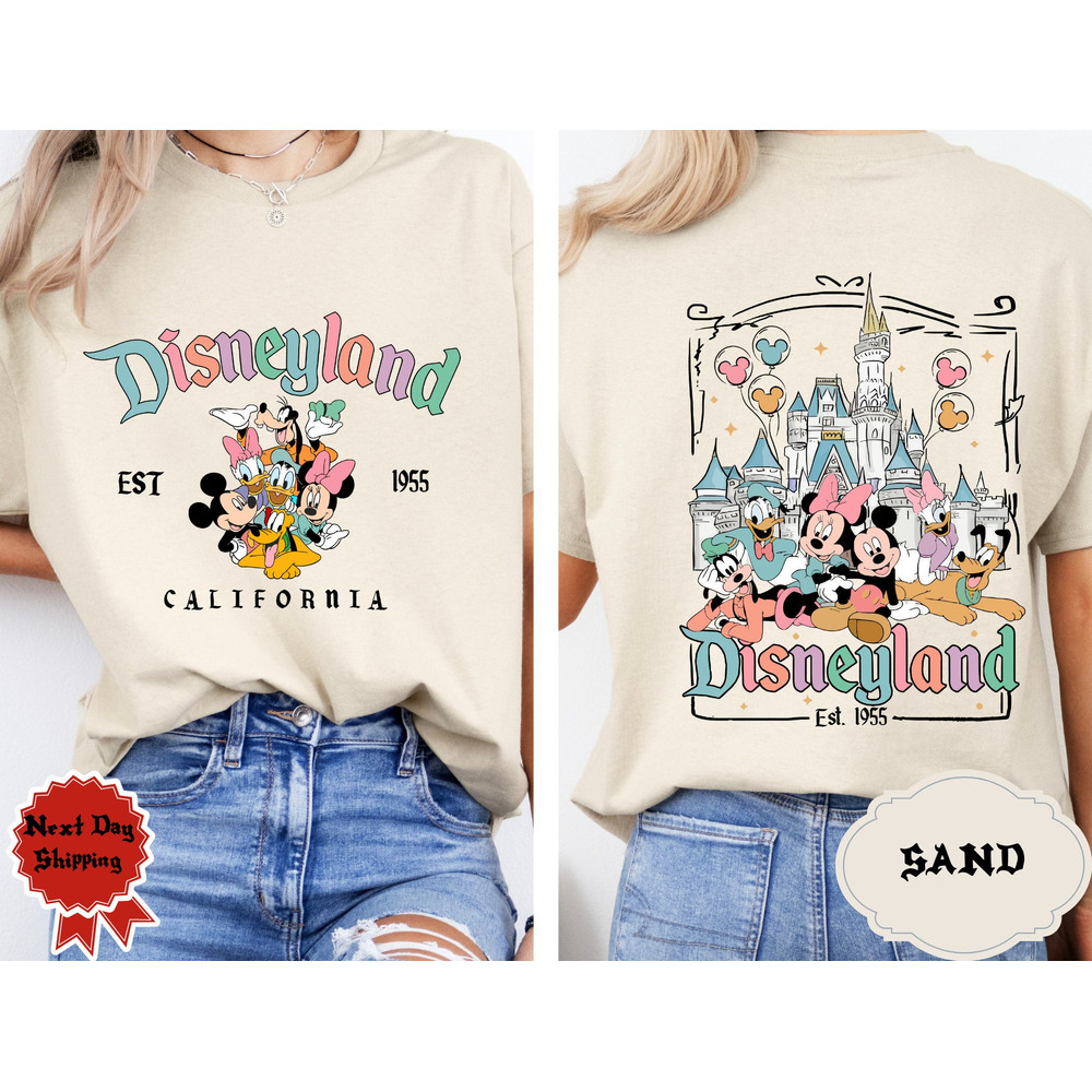 Disneyland California T Shirt, Disneyland Est. 1955 Shirt, Disneyworld Shirt, Disney Shirt, Mickey And Friends Shirt, Disney family shirt.jpg