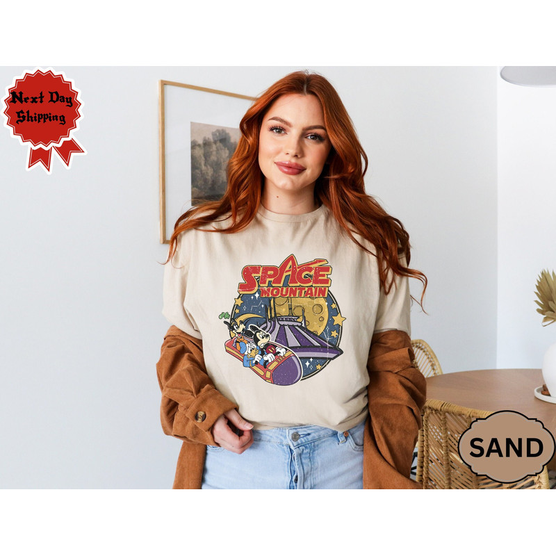 Retro 90s Space Mountain Shirt, Retro Disney Shirt, Retro Walt Disney World Tee, Mickey And Friends Shirt, Gift For Disney.jpg