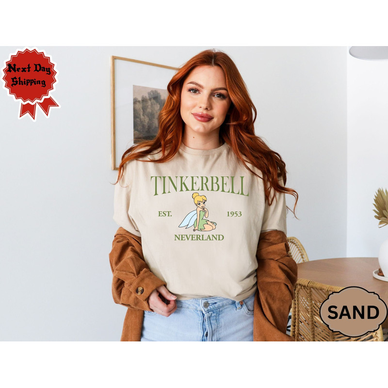 Tinkerbell 1953 Neverland Shirt, Disney Tinkerbell Shirt, Disney Vacation Tee, Disneyworld Trip Shirts, Disney Fairy Tinkerbell Tees.jpg