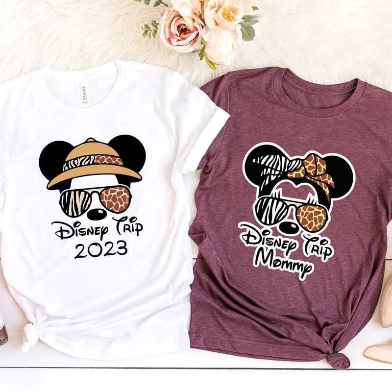 Animal Kingdom Shirt, Safari Mickey Ears Tee, Minnie Ears Shirt, Disney Family Shirts, Disney Animal Kingdom Trip Shirt, Disney Couple Shirt.jpg