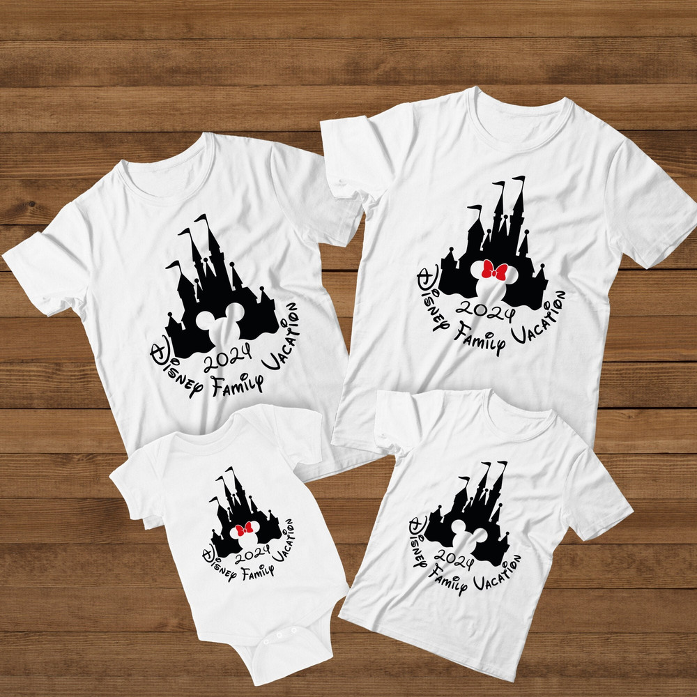 Disney Castle Family Shirt, Disney Family Vacation Shirt, Disney Mickey Minnie Tee, Disneyland Shirt, Magic Kingdom Shirt, Retro Castle 2024.jpg