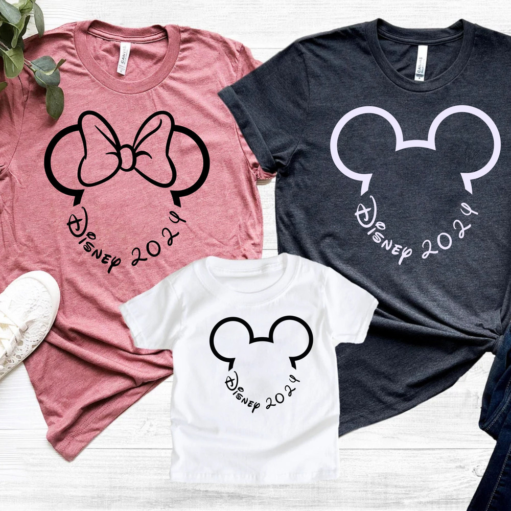 Disney Trip Shirt, Disney 2024 Shirts, Disneyland Shirts, Mickey Head, Disneyworld Family Shirts, Disney Family Shirts, Disney Vacation Tees.jpg