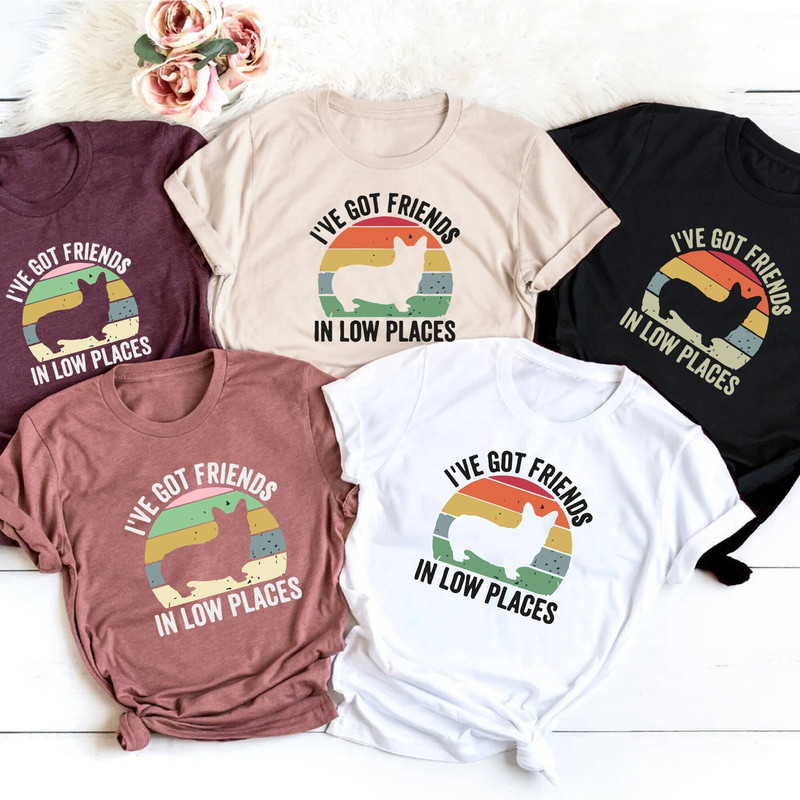 I Have Got Friends in Low Places, Daschund Shirt, Dog Lover Shirt, Dog Mom Gift, Daschund Gift, Dog Lover Gift, Daschund Lover, Gift For Her.jpg