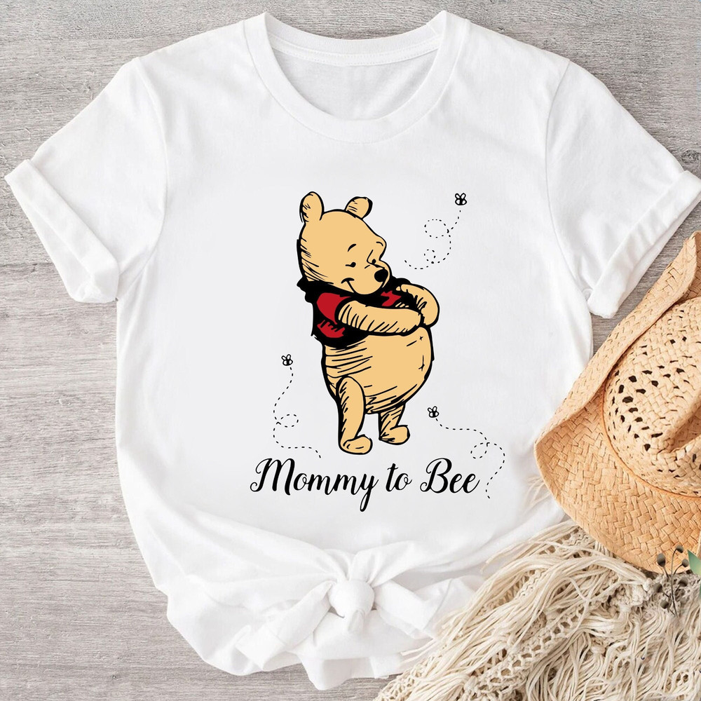 Mommy to Bee Shirt, Daddy to Bee Shirt, Pregnancy Reveal Shirt, Disney Pooh Mommy Shirt, Family Matching Shirt, Funny Mom Tee, New Mom Gift.jpg
