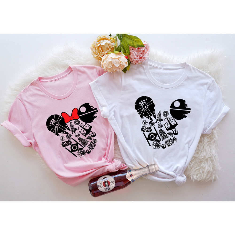 Star Wars Shirt, Disneyworld Star Wars Shirt, Star Wars Mickey Head Shirt, Mickey Ears Star Wars Shirt, Disney Couple Shirts, Minnie T-Shirt.jpg