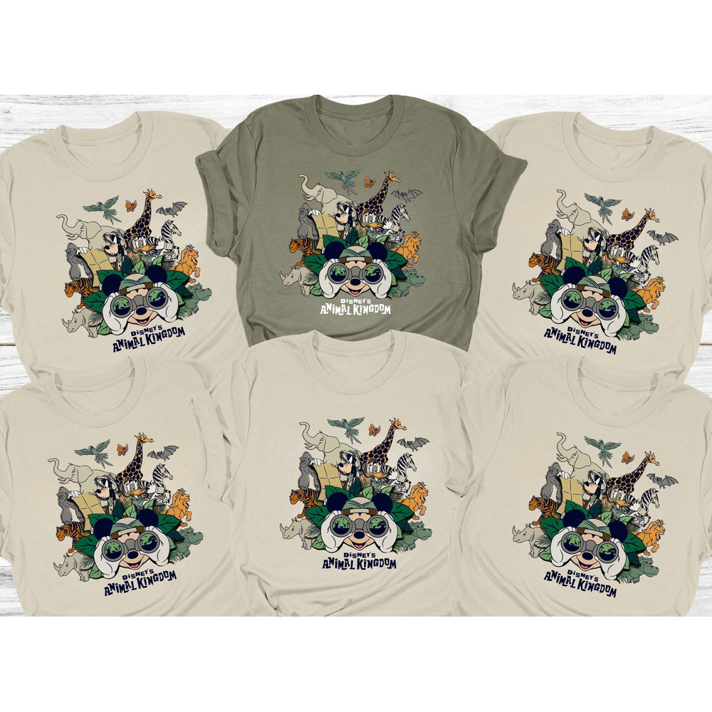 Disney Animal Kingdom Shirts, Family Vacation Shirt, Disney Safari Shirt, Animal Kingdom Custom Name, Animal Kingdom Family Matching Shirts.jpg