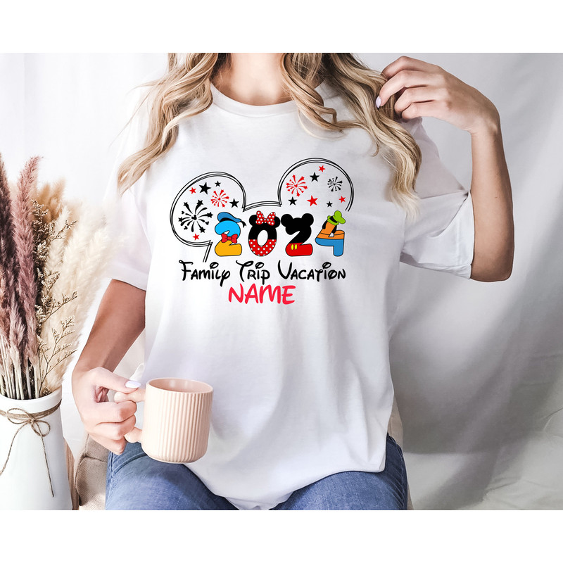 Personalized Family Trip 2024 Shirt, Disney Family Vacation Shirt, Disney Shirt, Custom Disney 2024 Family Trip Shirt, Family Trip Tank Top.jpg