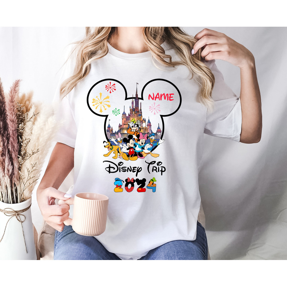 Personalized Family Trip Shirt, Custom Disney Family Trip 2024 Shirt, Disney 2024 Shirt, Family Trip Tank Top, Disney Shirt, Family Vacation.jpg