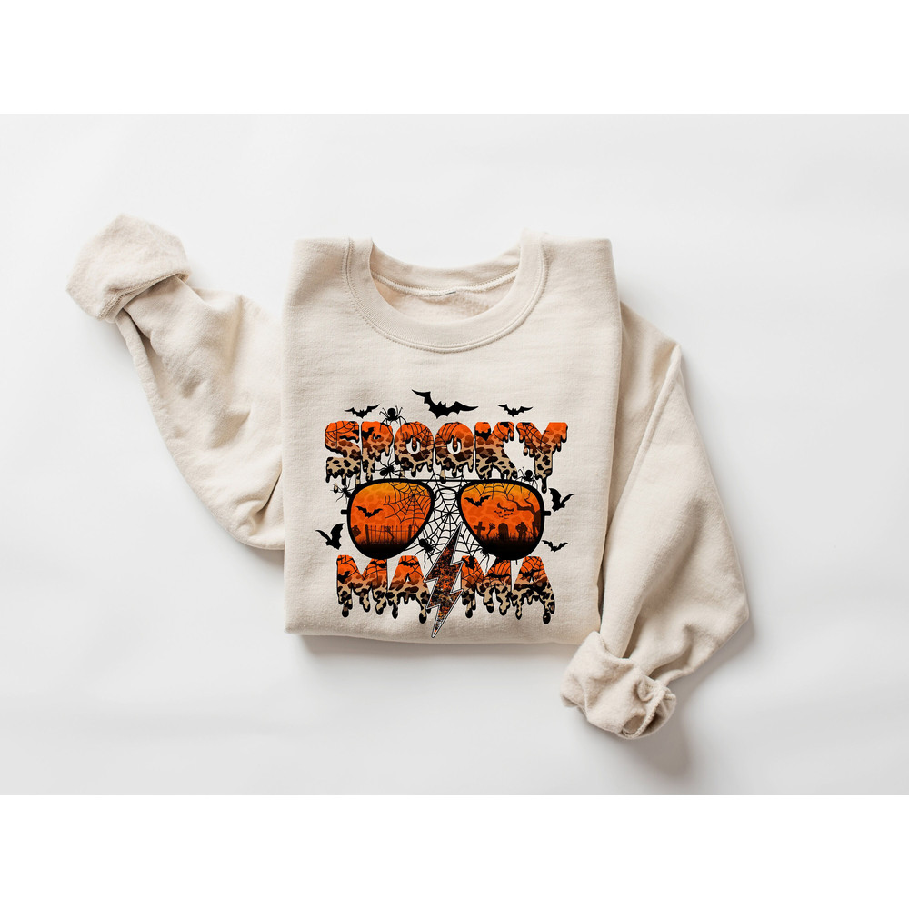 Spooky Mama Sweatshirt, Halloween Vacation Sweatshirt, Spooky Halloween Shirt, Funny Halloween Shirt, Halloween Shirt, Halloween Gift.jpg