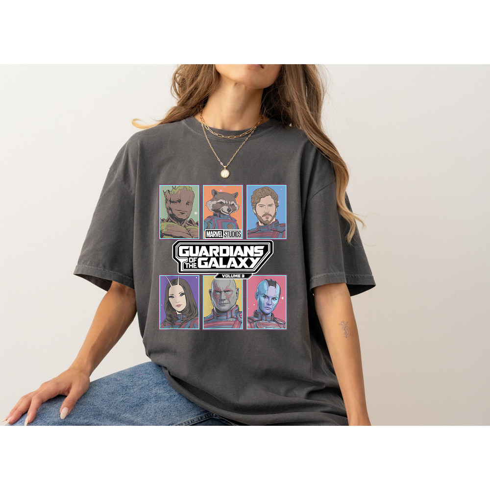 Comfort Colors Marvel Guardians of the Galaxy Vol. 3 shirt,Marvel Avengers Shirt, Super Hero Shirt,Rocket, MCU Shirt,Marvel Superhero Shirt.jpg