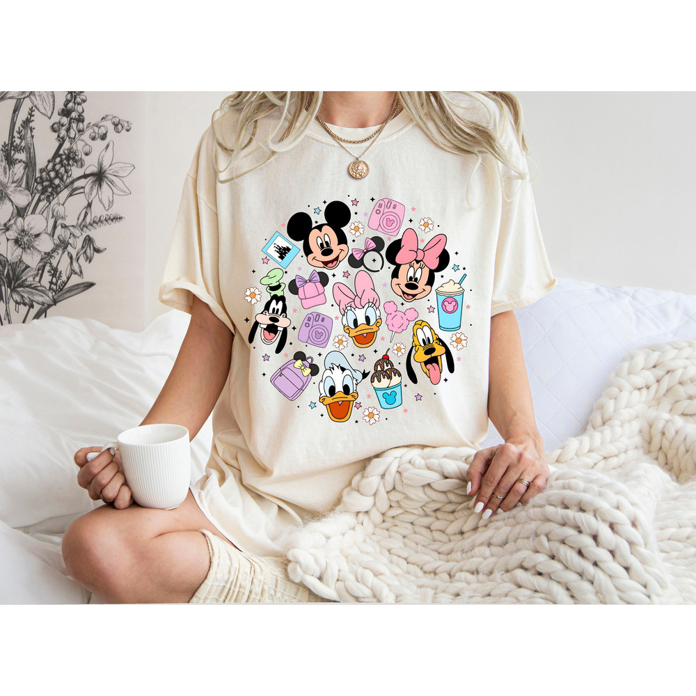 Comfort Colors Beach Summer Time Shirt,Magical Summer Shirt,MIckey and Friends Shirt,Disney Summer Spring Tee, Daisy Donald Goofy Pluto Tee.jpg