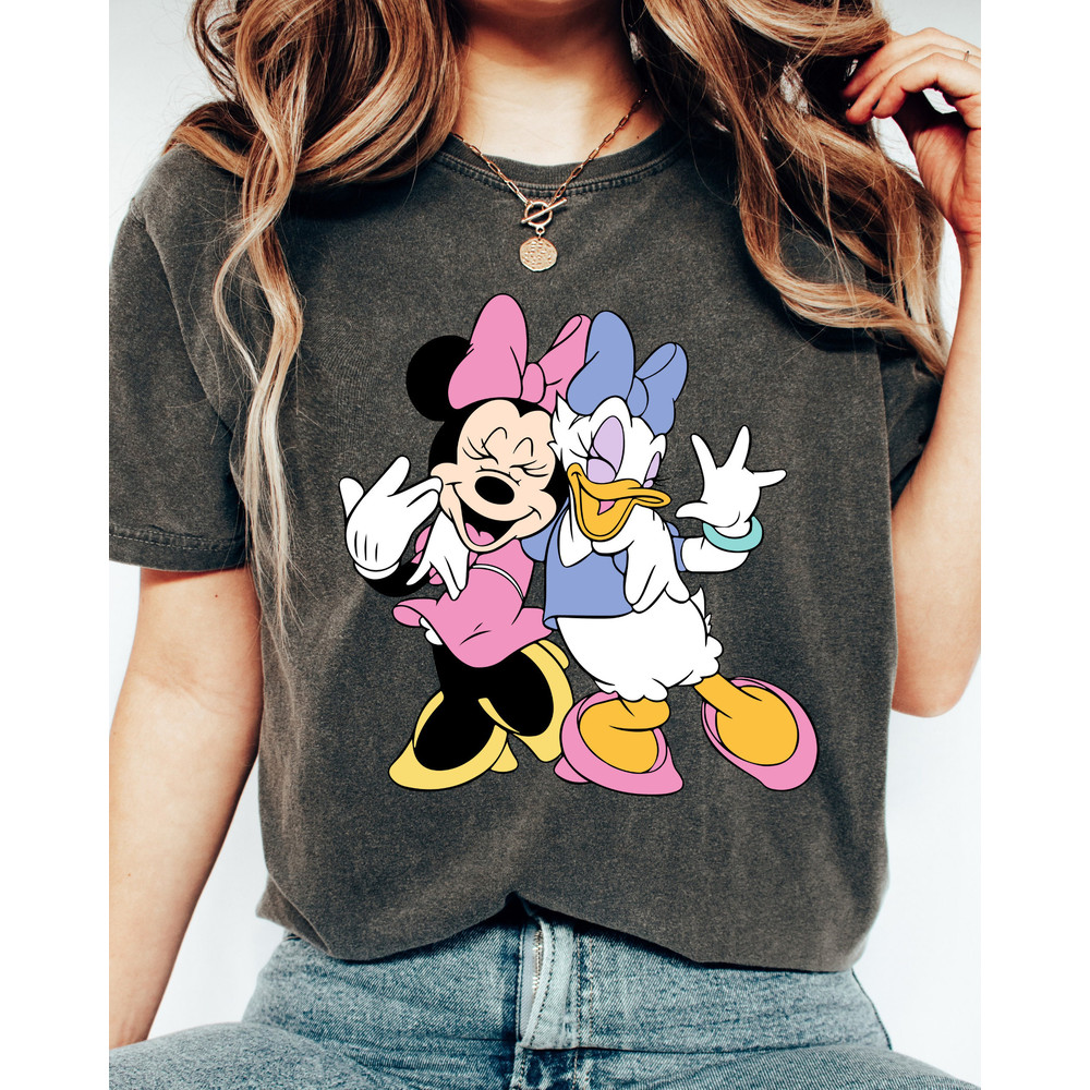 Comfort Colors Besties Shirt, Disney Minnie and Daisy Shirt, Friends Disney Trip, Disney Girls Trip Shirt, Family Vacation Shirt.jpg