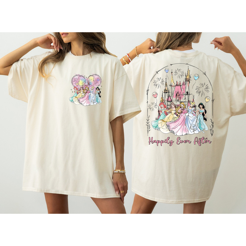 Comfort Colors Disney Princess Shirt, Princess Castle Shirt, Magic Kingdom Shirt, Princess Birthday Shirt, WDW Girls Trip Shirt,.jpg