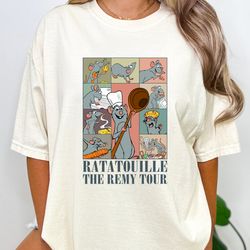 comfort colors disney ratatouille the remy tour shirt, mouse chef, epcot & disneyworld park shirt