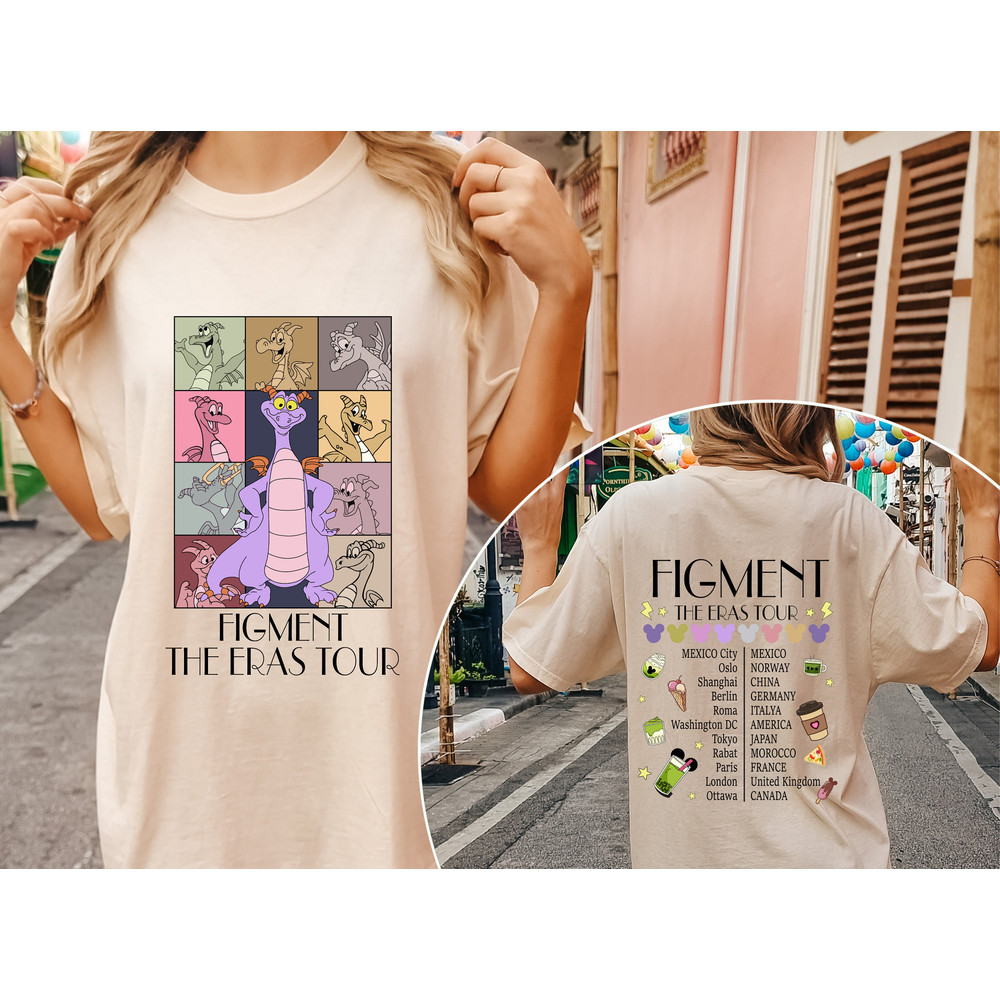 Comfort Colors Epcot Figment Shirt, Epcot Tshirt, Walt Disney World Shirt Epcot World Tour Experimental Prototype Community Of Tomorrow.jpg