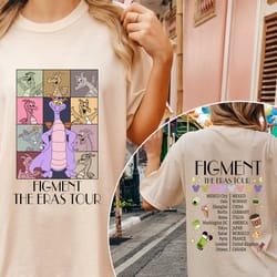 comfort colors epcot figment shirt, epcot tshirt, walt disney world shirt epcot world tour experimental prototype commun