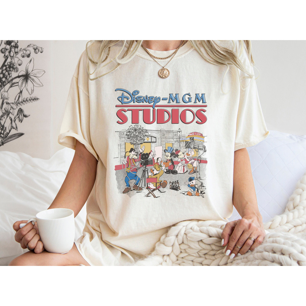 Comfort Colors Retro Disney MGM Studios Shirt, Hollywood Studios Shirt, Disney Studios Shirt, Disneyworld Shirt, Disney Trip Shirt.jpg