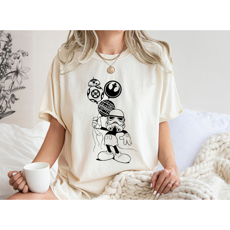 Comfort Colors Star Wars Mickey Shirt, Disney Galaxy War Shirt, Galaxy War Shirt, Family Trip Star Wars Mickey Head Shirt, Disney Vacation.jpg