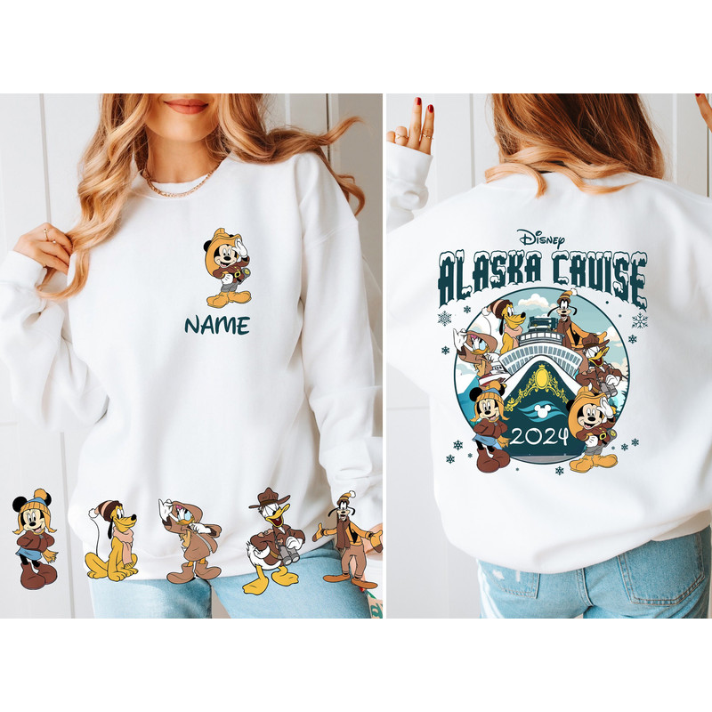 Custom Disney Cruise Line Shirt, Mickey And Friends Disney Alaska Cruise Sweatshirt, Disney Matching Cruise Tee, Disney Family Trip.jpg
