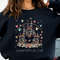 Happiest Place on Earth Sweatshirt, Disney Castle Floral Sweater, Disney Ear Shirt, Disney Family Vacation, Magic Kingdom Shirt Sweater.jpg