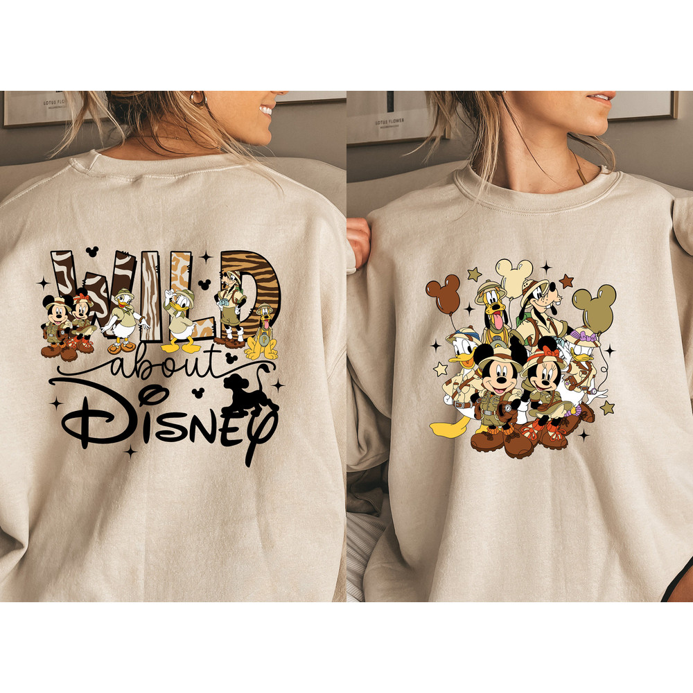 Wild about Disney Animal Kingdom Shirts, Animal Kingdom Shirts, Animal Kingdom Family Matching Tee, Disney Trip matching, Mickey And Friends.jpg