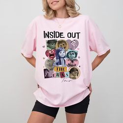 comfort colors disney pixar inside out 2 eras tour shirt, inside out shirt, inside out group matching, inside out 2 fami