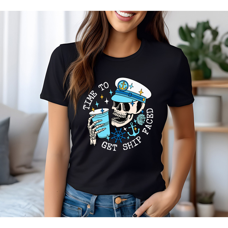 Cruise Crew Shirt, Skeleton Cruising Tee, Boujee Cruise Shirt, Pirate Cruise Trip Shirt, Family Cruise Vacation Shirt, Ocean Trip Shirt.jpg