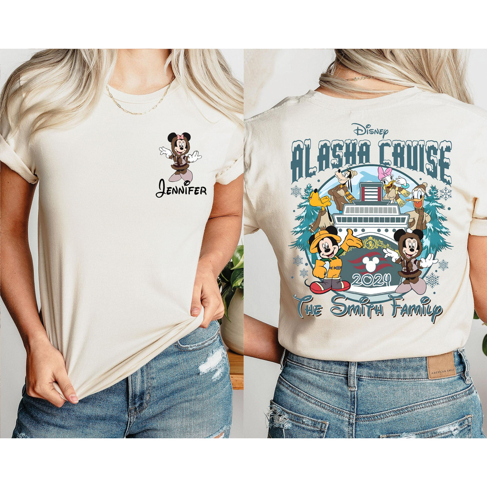 Custom Disney Alaska Cruise Shirt, Mickey Friends Alaska Cruise Crew Shirt, Disney Family Trip Shirt, Disneyland Wonder Matching Cruise Tee.jpg