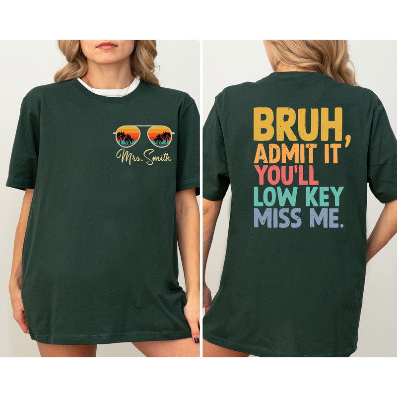 Custom Teacher Summer Shirt, Schools Out for Summer Shirt, Last Day of School Shirt, Teacher Beach Shirt, End Of School Shirt, Summer Break.jpg