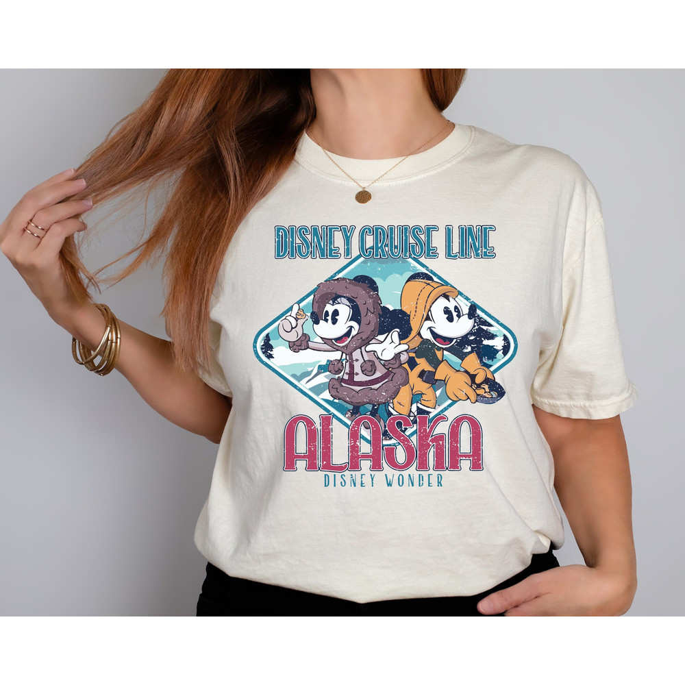 Disney Alaska Cruise Line Shirt, Disney Family Trip Shirt, Mickey Minnie Disney Alaska Cruise Shirt, Disneyland Wonder Matching Cruise Shirt.jpg