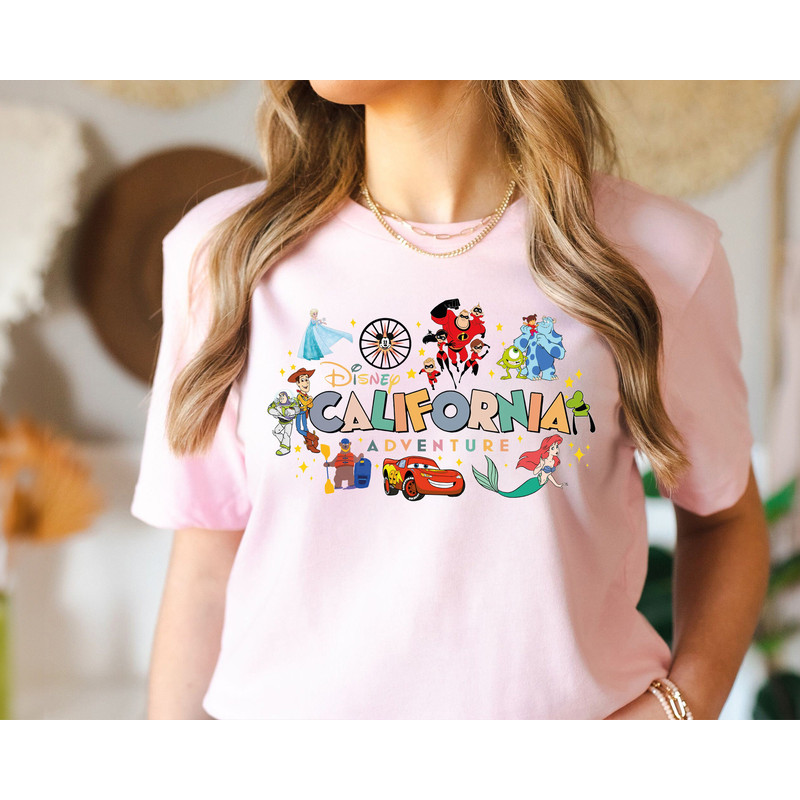 Disney California Adventure Shirt, Disneyland Vacation Shirt, Disney Family Trip Shirt, Disney World Shirt, Disney Characters Shirt.jpg
