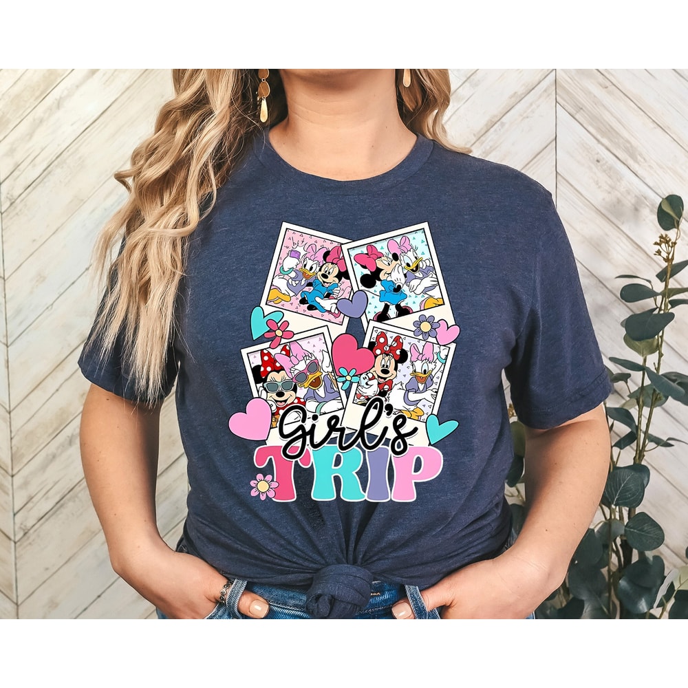 Disney Girls Trip Shirt, Minnie and Daisy Duck Shirt, Best Friends Shirt, Disney Besties Shirt, Disney Vacation Shirt, Disneyland Trip Shirt.jpg