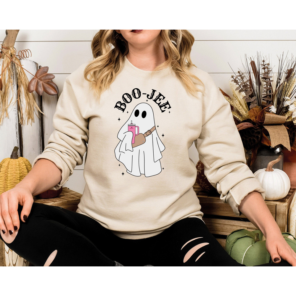 Halloween Ghost Shirt, Boo Jee Shirt, Boo Shirt, Spooky Ghost Shirt, Spooky Season Shirt, Spooky Vibes Shirt, Halloween Party Shirt.jpg