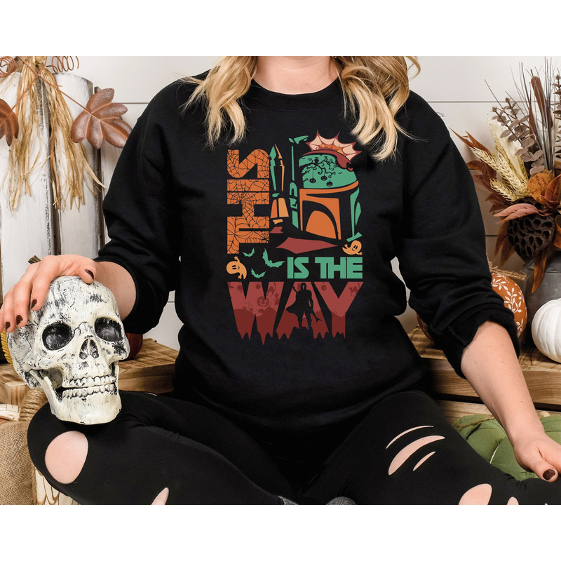 Star Wars Halloween Shirt, This Is The Way Shirt, Mandalorian Shirt, Disney Halloween Tee, Galaxy Edge Shirt, Matching Halloween Party Shirt.jpg