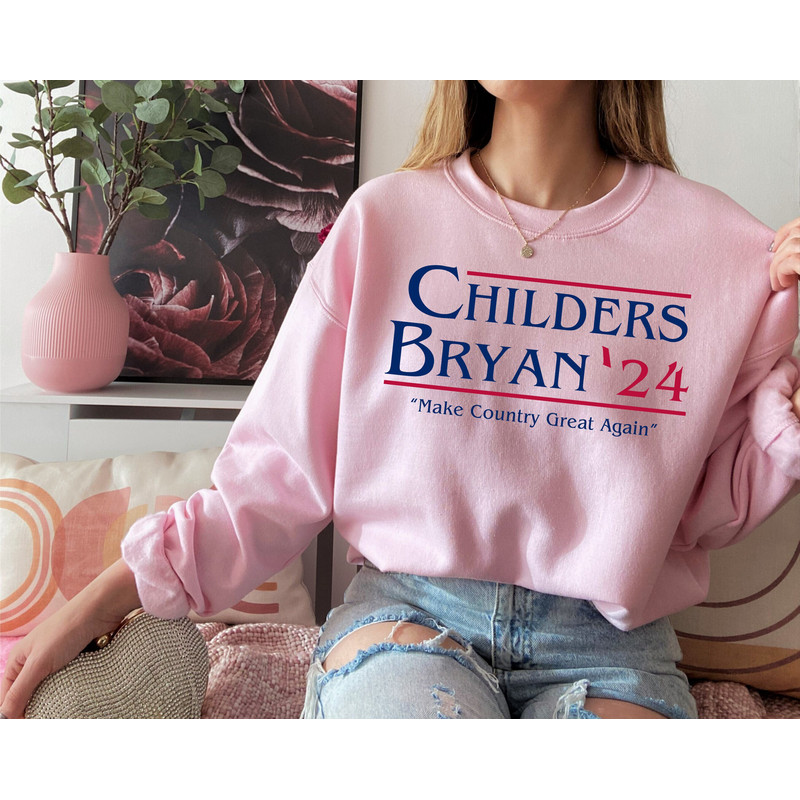 Childers Bryan 24 Sweatshirt, Country Music Shirt, Make Country Great Again Hoodie, Western Election T Shirt, 90s Western Shirt.jpg