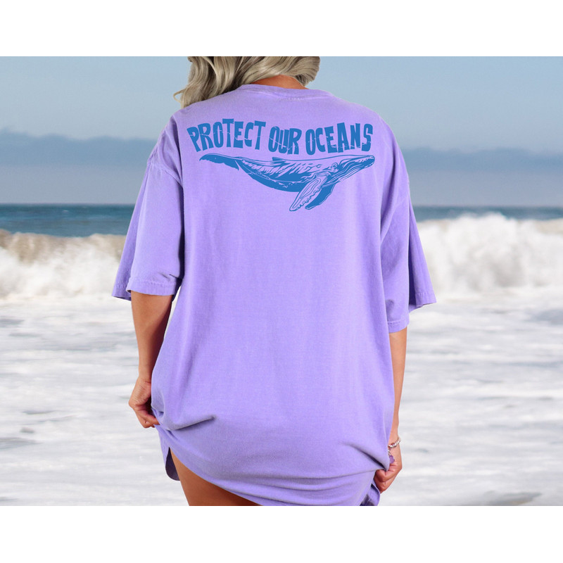 Comfort Colors® Protect Our Oceans Shirt, Women's Aesthetic Shirt, Coconut Girl Shirt, Summer Tshirt, Surf Shirt.jpg