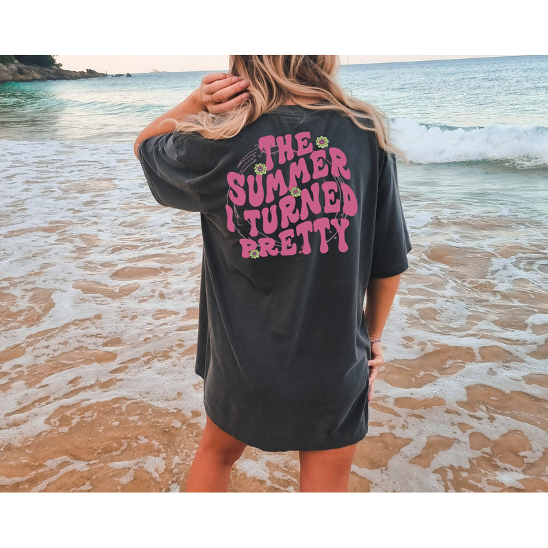 Comfort Colors® The summer I turned pretty shirt, cousins beach t shirt, oversized vintage comfort colors tee, summer tee.jpg