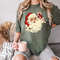 Comfort Colors® Retro Santa Shirt, Women's Christmas Top, Classic Santa Tee, Holiday Season Shirt, Ladies Christmas Top.jpg
