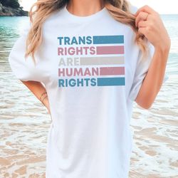 comfort colors trans are shirt, protect trans kids apparel, lgbtqia rights clothing, tees, trans rights protect trans te