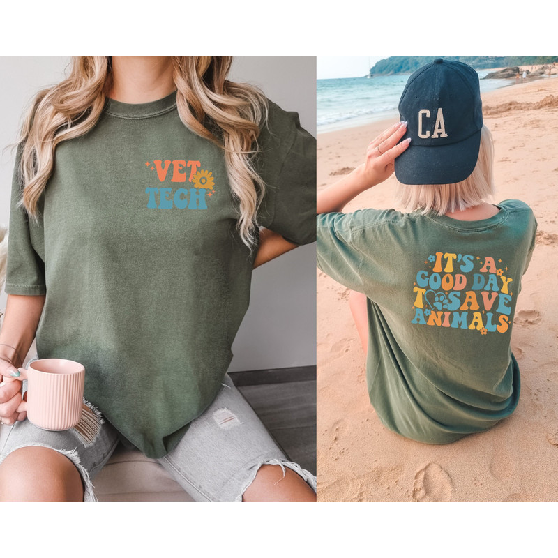 Comfort Colors® Vet Tech Shirt, Veterinary Student Gift, Animal Doctor Shirt, Veterinary Technician Shirt, Pet Healthcare, Unique Vet Gift.jpg