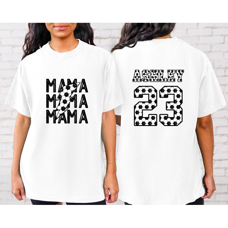Custom Soccer Mom Shirt, Mom Soccer Tee, Mama Soccer Shirt, Soccer Season Shirt, Sports Mom Tee, Soccer player shirt, kid ball game day.jpg