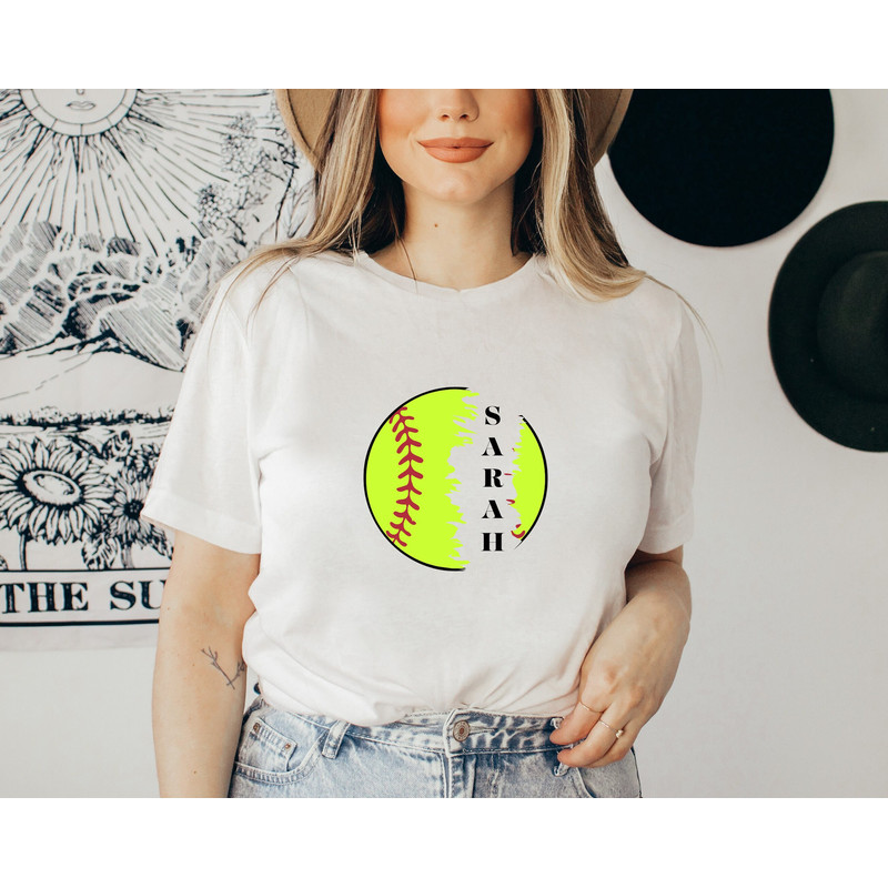 Custom Softball Shirt, School Sports Shirt, Softball Fan Shirt, Sports Gift Shirt, Softball Lover Shirt, Softball Shirt, Softball Mom.jpg