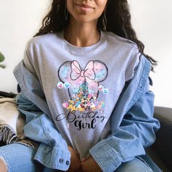 disney birthday shirt, disney birthday girl shirt, disney birthday squad shirt, mickey minnie birthday shirt, disney bir