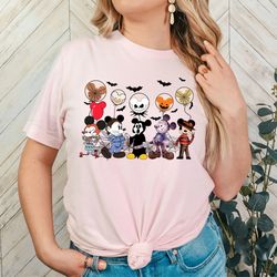 disney horror friends shirt, disney horror nights, disney halloween, horror fan shirt, disney family shirt, disney horro