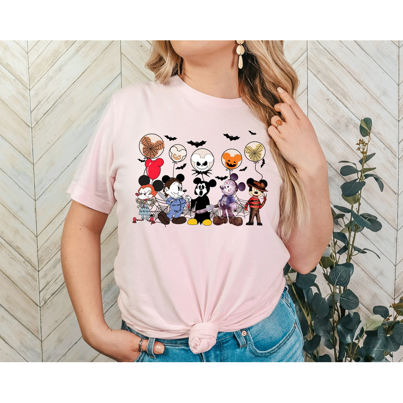Disney Horror Friends Shirt, Disney Horror Nights, Disney Halloween, Horror Fan Shirt, Disney Family Shirt, Disney Horror Squad Shirt.jpg