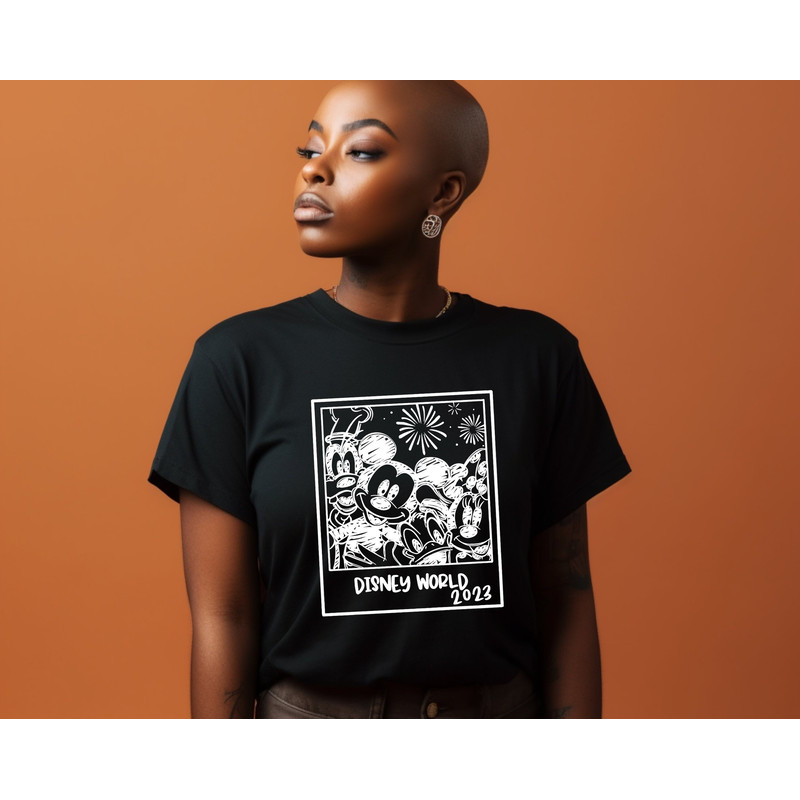 Disney World Shirt For Groups,Disney Shirt,Disney Shirt For Women,Women's Unisex Disney Shirt,Mickey Silhouette Shirt,Mickey And Friends Tee.jpg